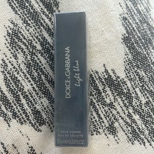 NIB .33 DOLCE AND GABBANA LIGHT BLUE FOR MEN